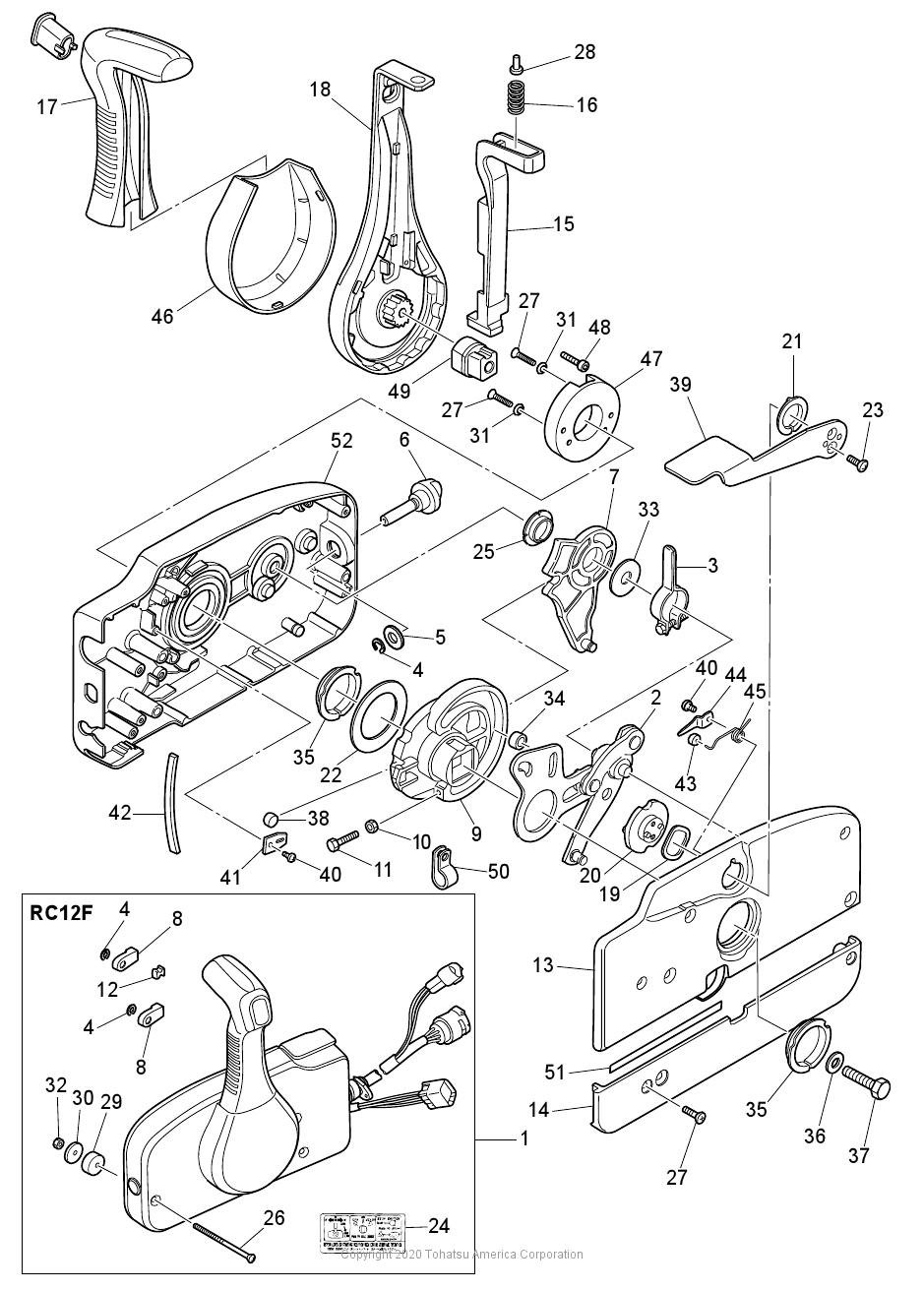 MFS40A COMPONENT PARTS OF REMOTE CONTROL