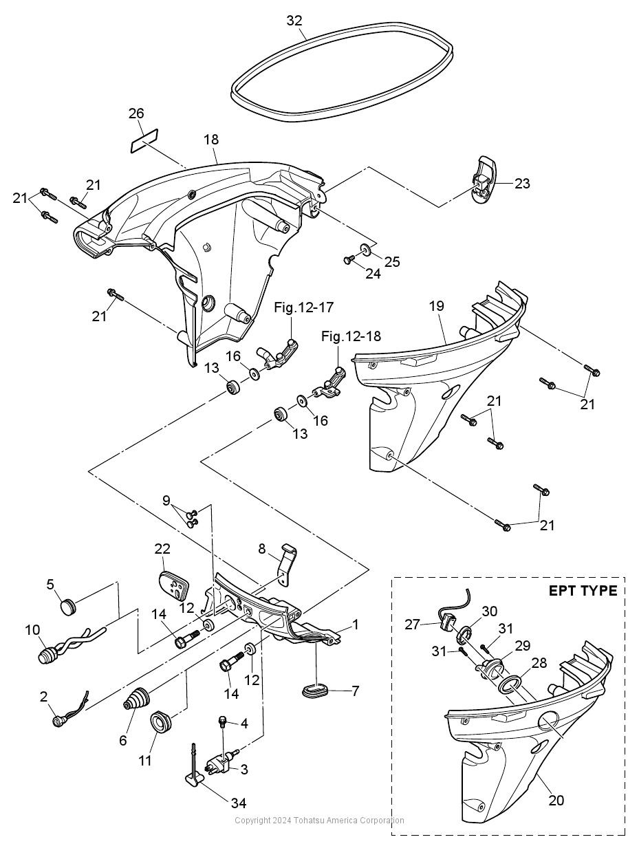 MFS15E FRONT PANEL & DRIVE SHAFT HOUSING COVER