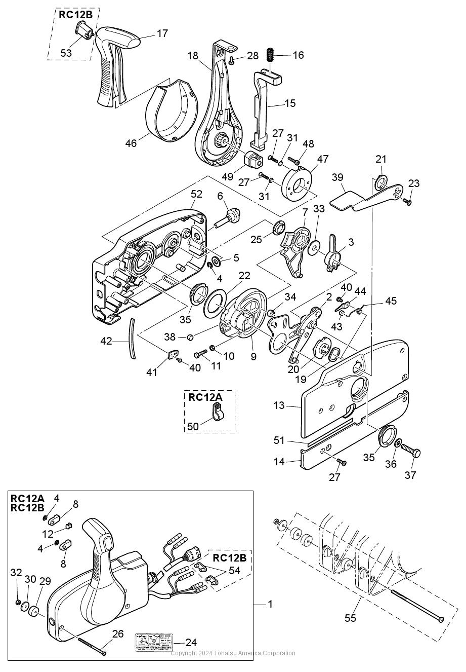 MFS20E COMPONENT PARTS OF REMOTE CONTROL