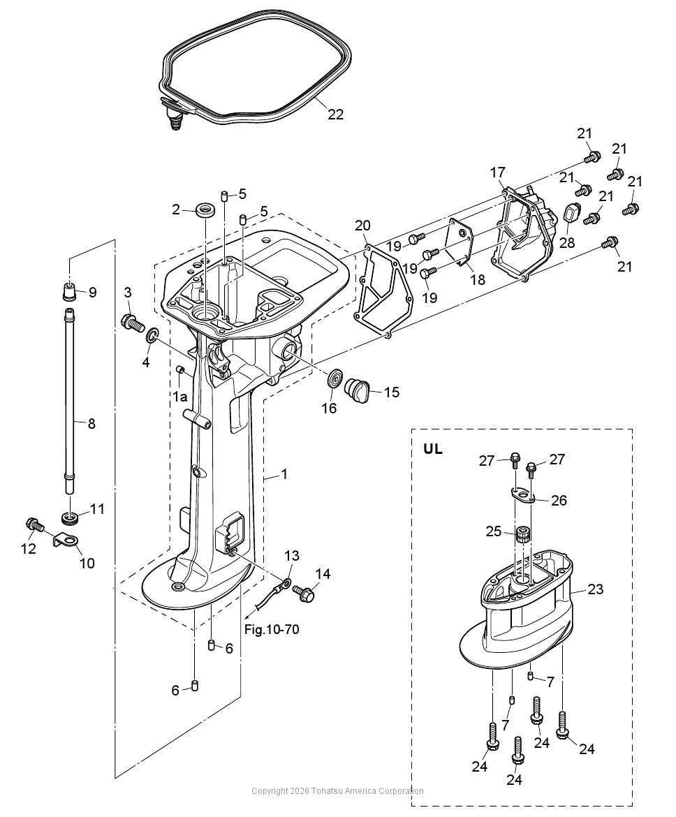 MFS20E DRIVE SHAFT HOUSING