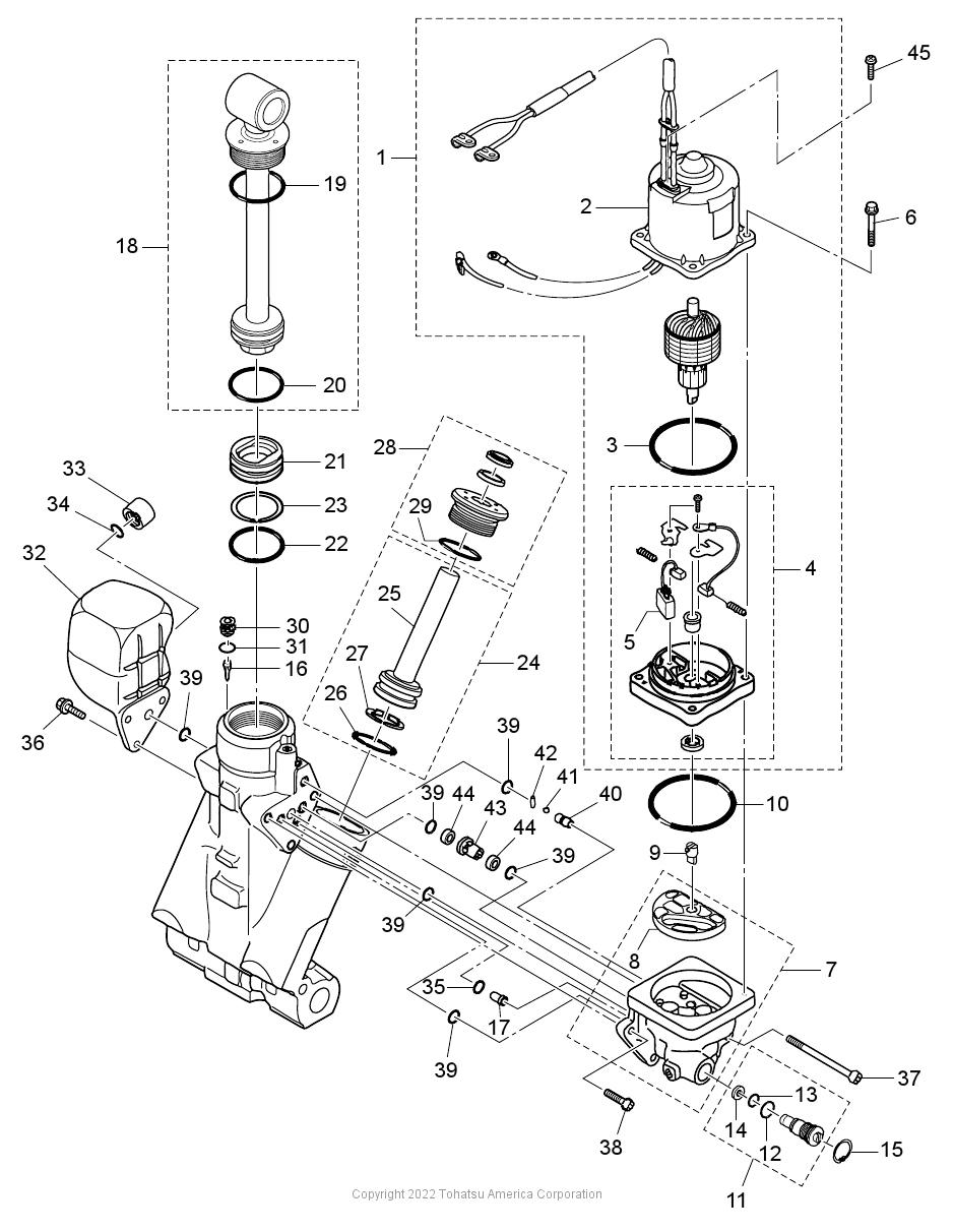 MFS75A POWER TRIM & TILT