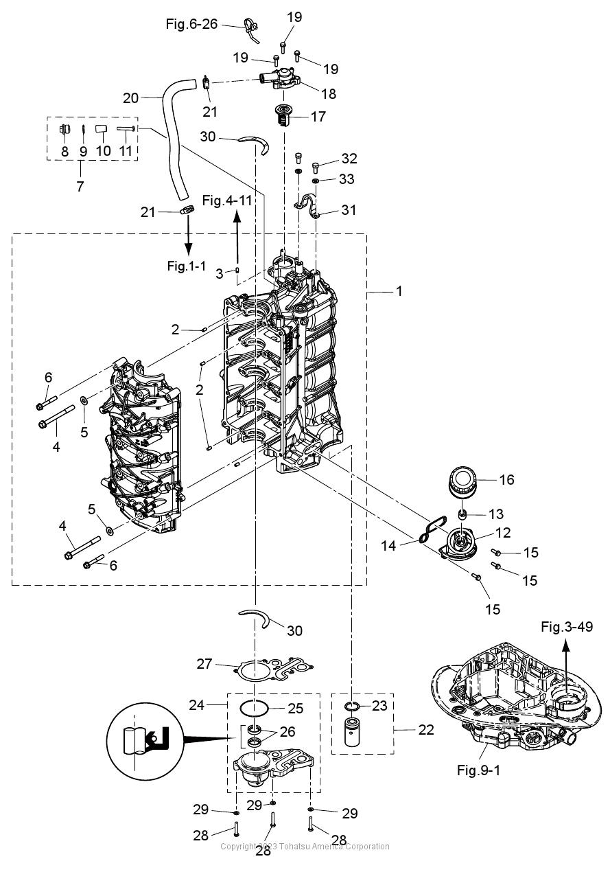 MFS75A CYLINDER & CRANK CASE