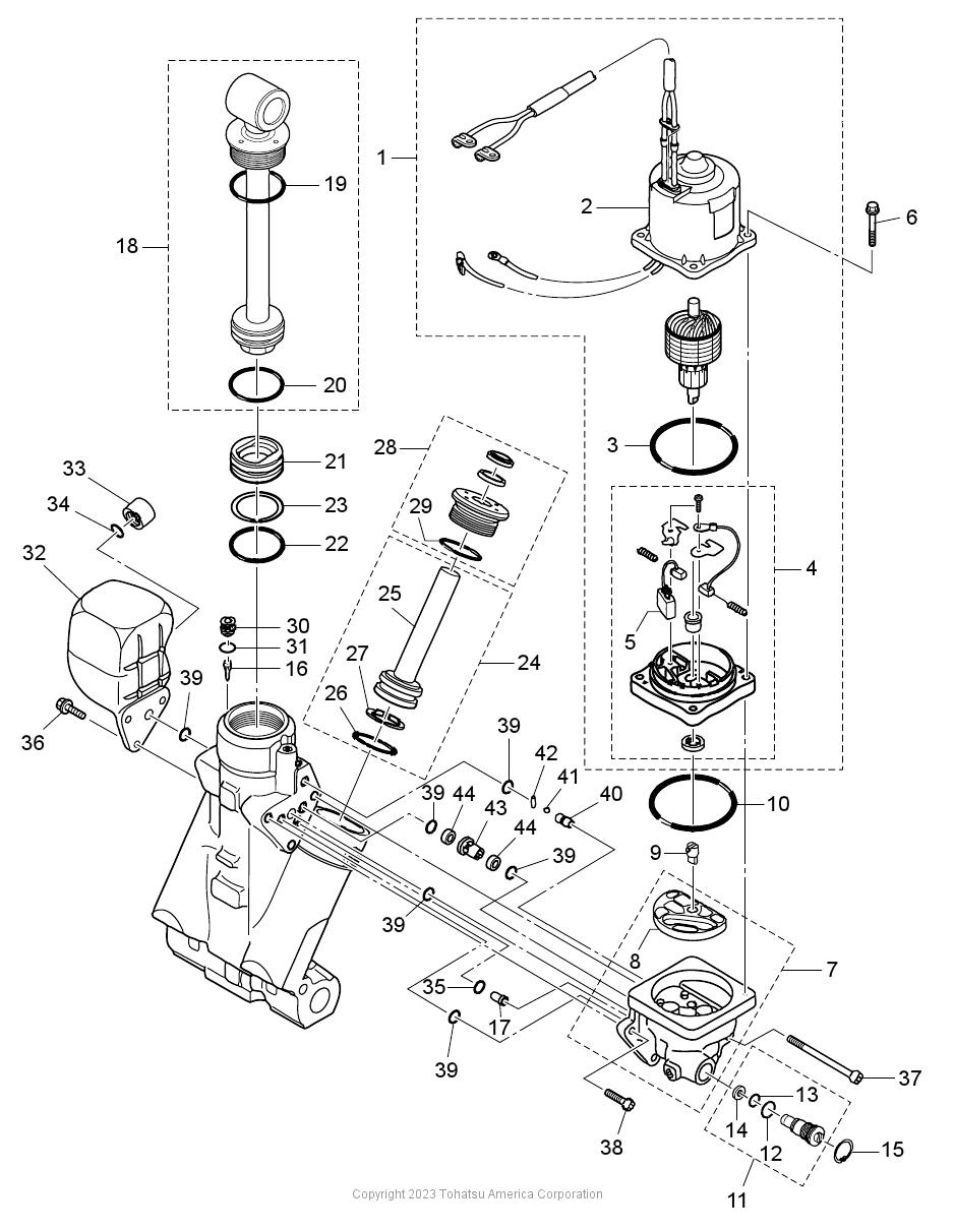 MFS75A POWER TRIM & TILT