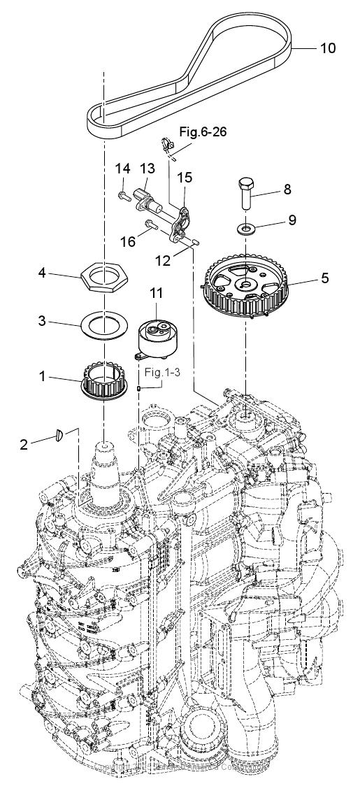 MFS75A PULLEY & TIMING BELT