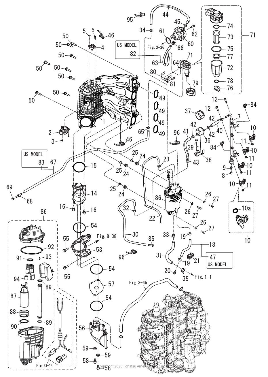 MFS75A INTAKE MANIFOLD & FUEL SYSTEM