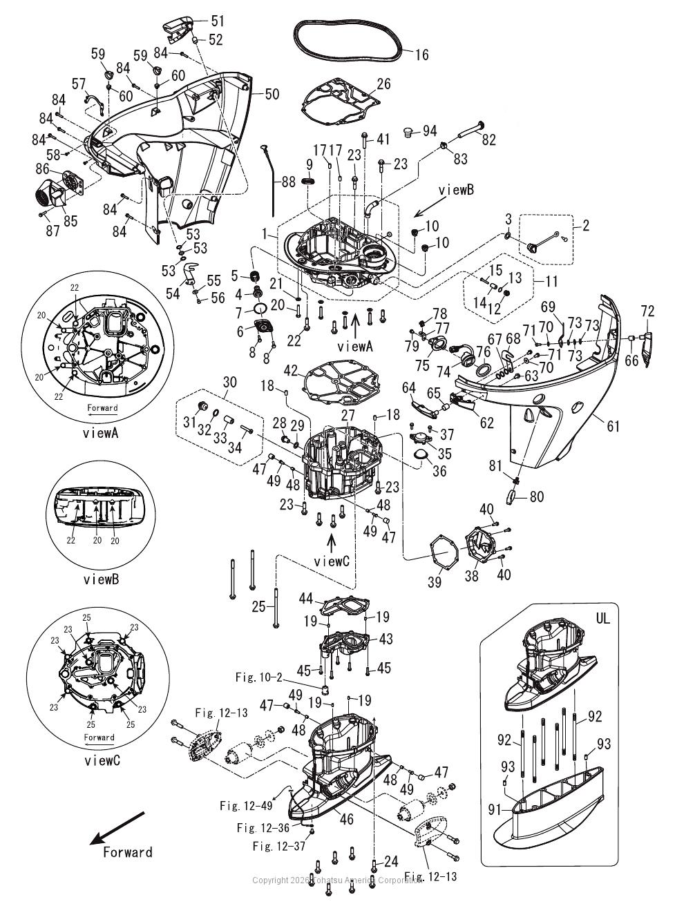 MFS75A DRIVE SHAFT HOUSING