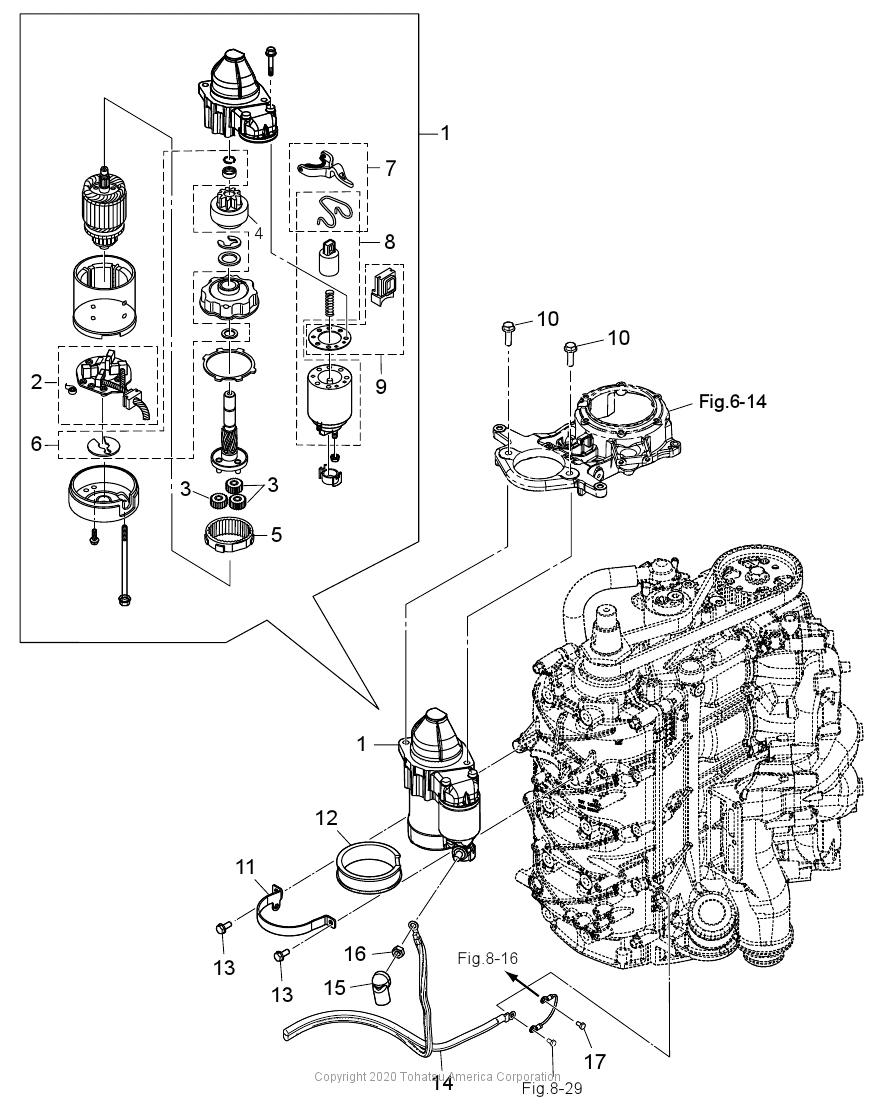 MFS75A ELECTRIC PARTS (STARTER MOTOR)