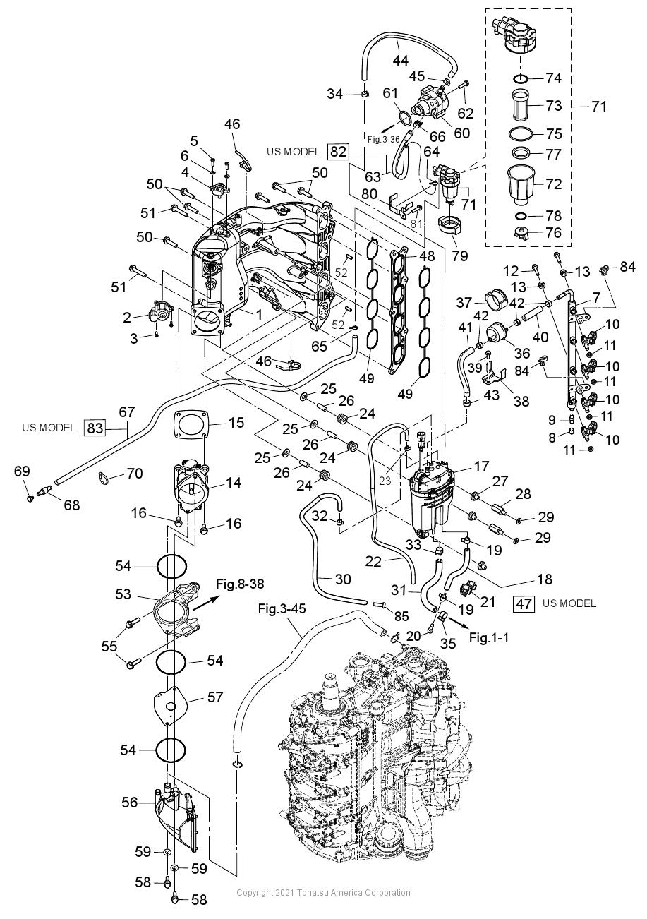 MFS75A INTAKE MANIFOLD & FUEL SYSTEM