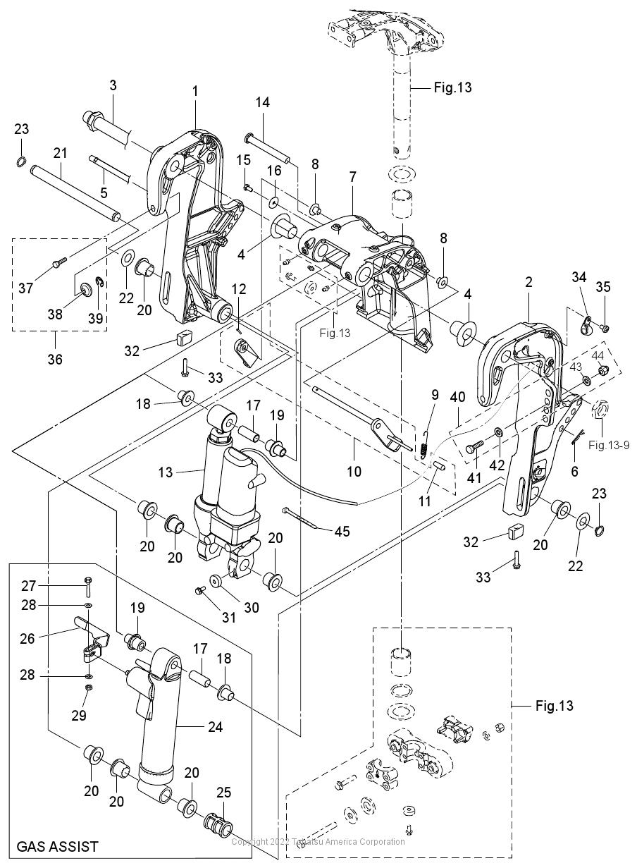 MFS30D BRACKET (PT & GAS ASSIST)