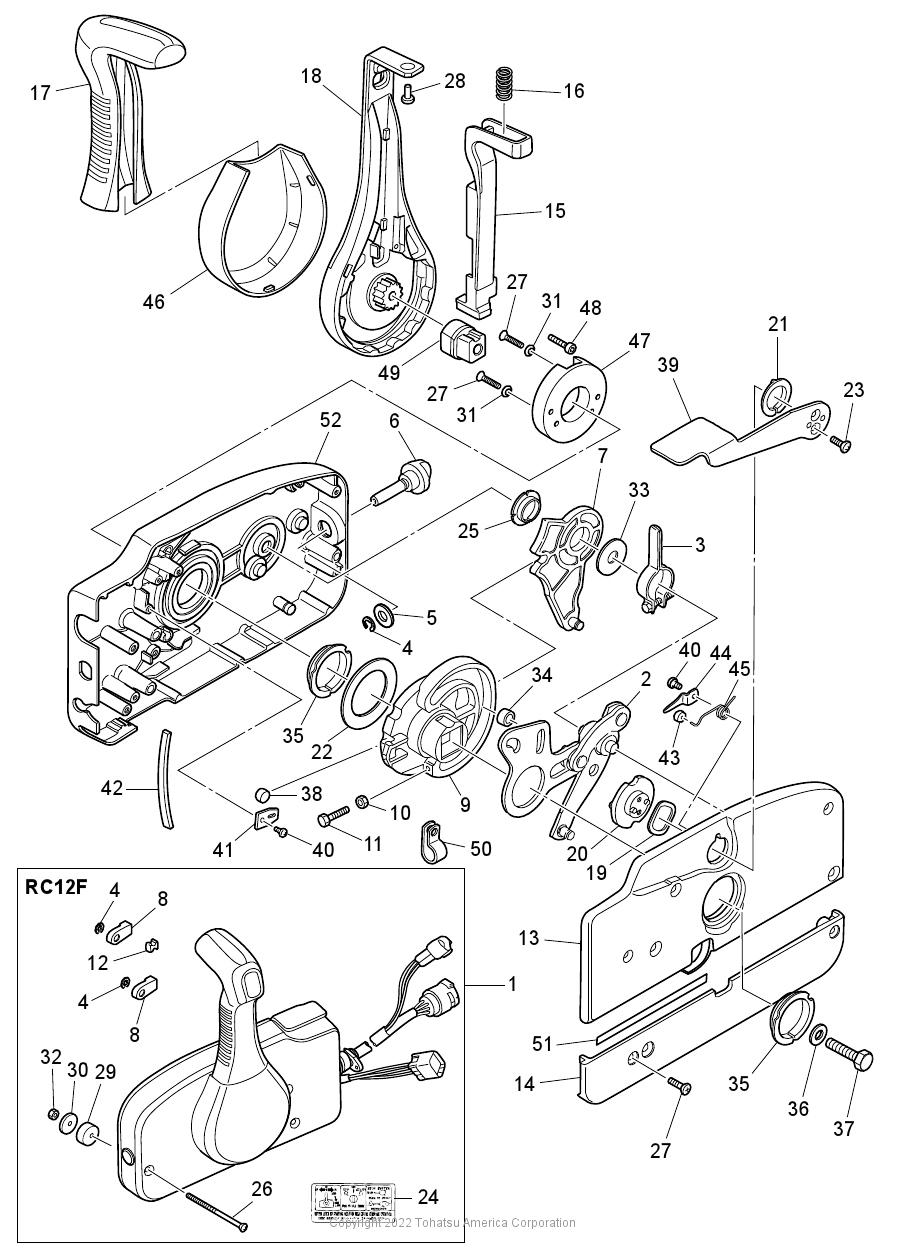 MFS25D COMPONENT PARTS OF REMOTE CONTROL