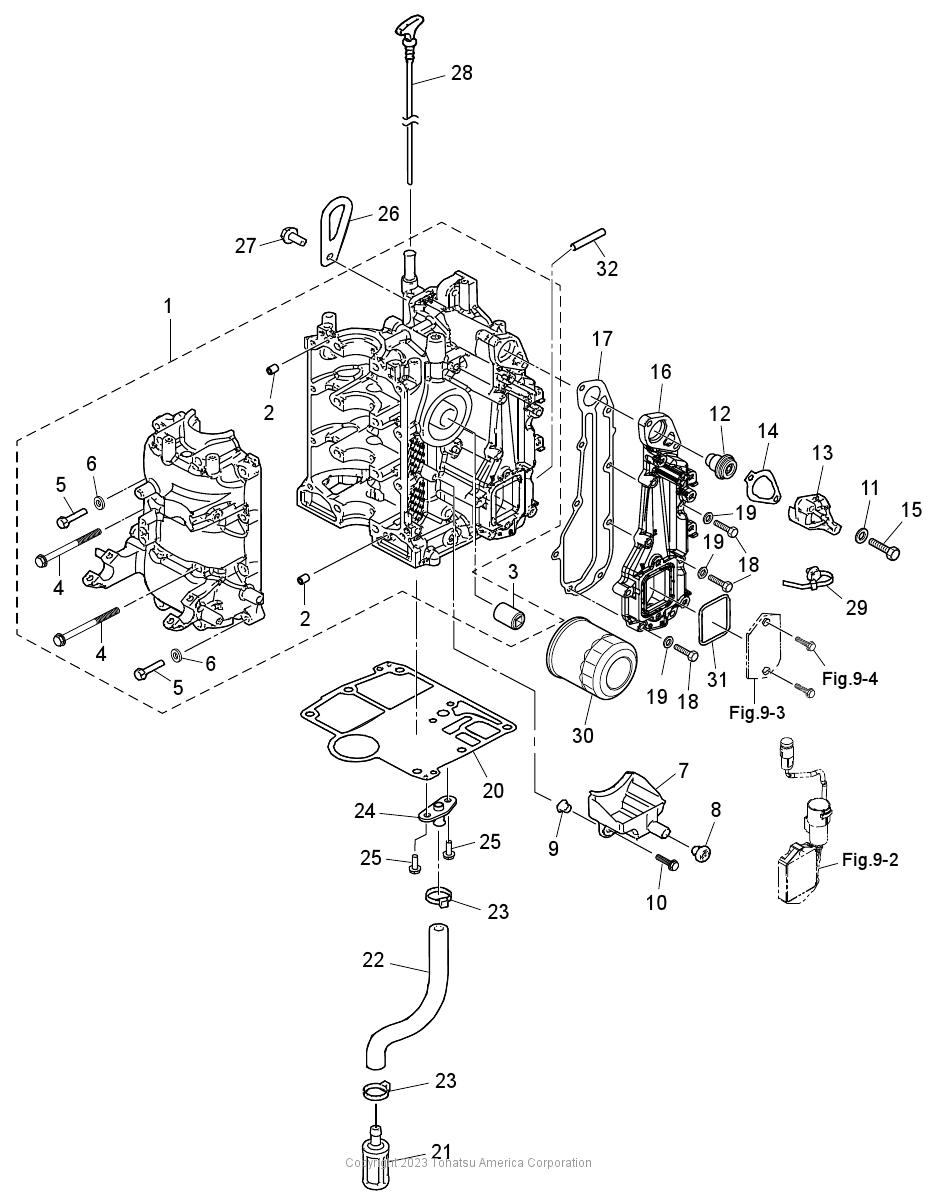 MFS25D CYLINDER & CRANK CASE