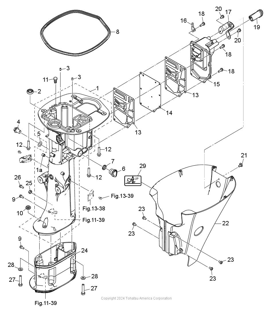 MFS25D DRIVE SHAFT HOUSING