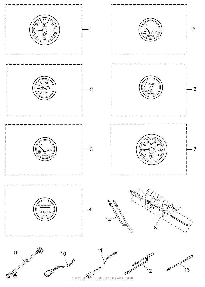 MFS25D RIGGING PARTS
