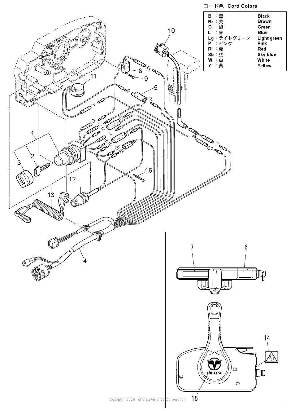MFS25D COMPONENT PARTS OF REMOTE CONTROL (ELECTRIC PARTS)