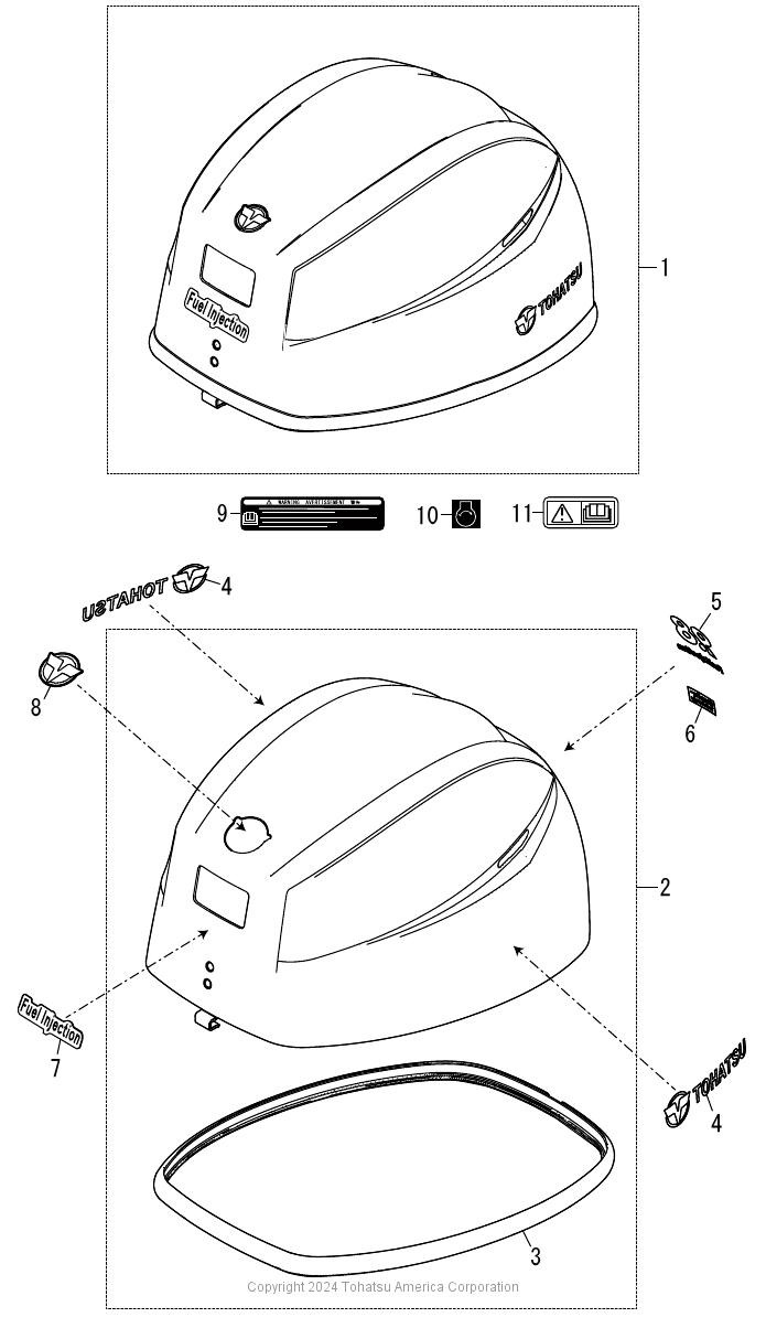 MFS9.8C TOP COWL