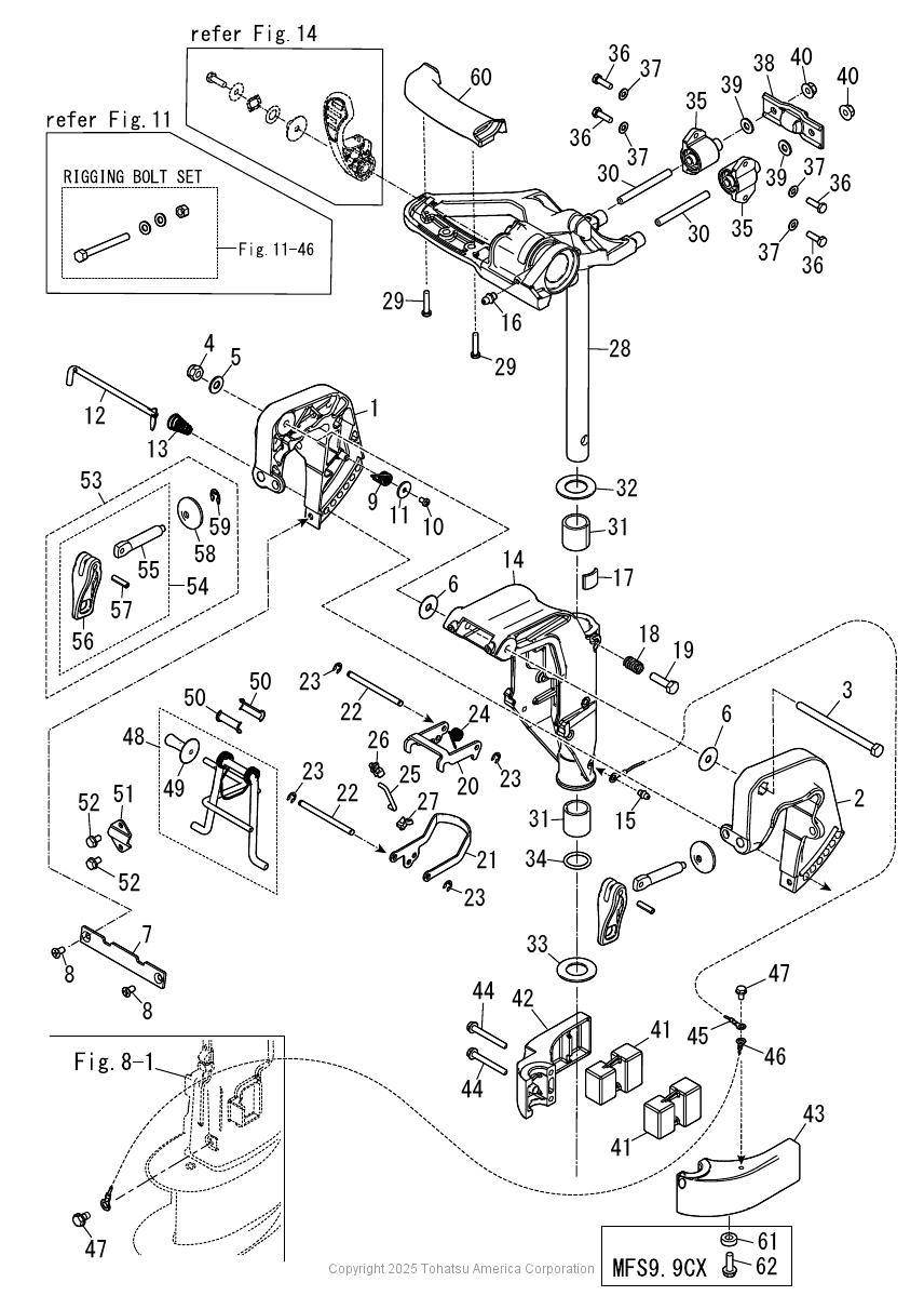 MFS9.8C BRACKET (MF & EF MODEL)