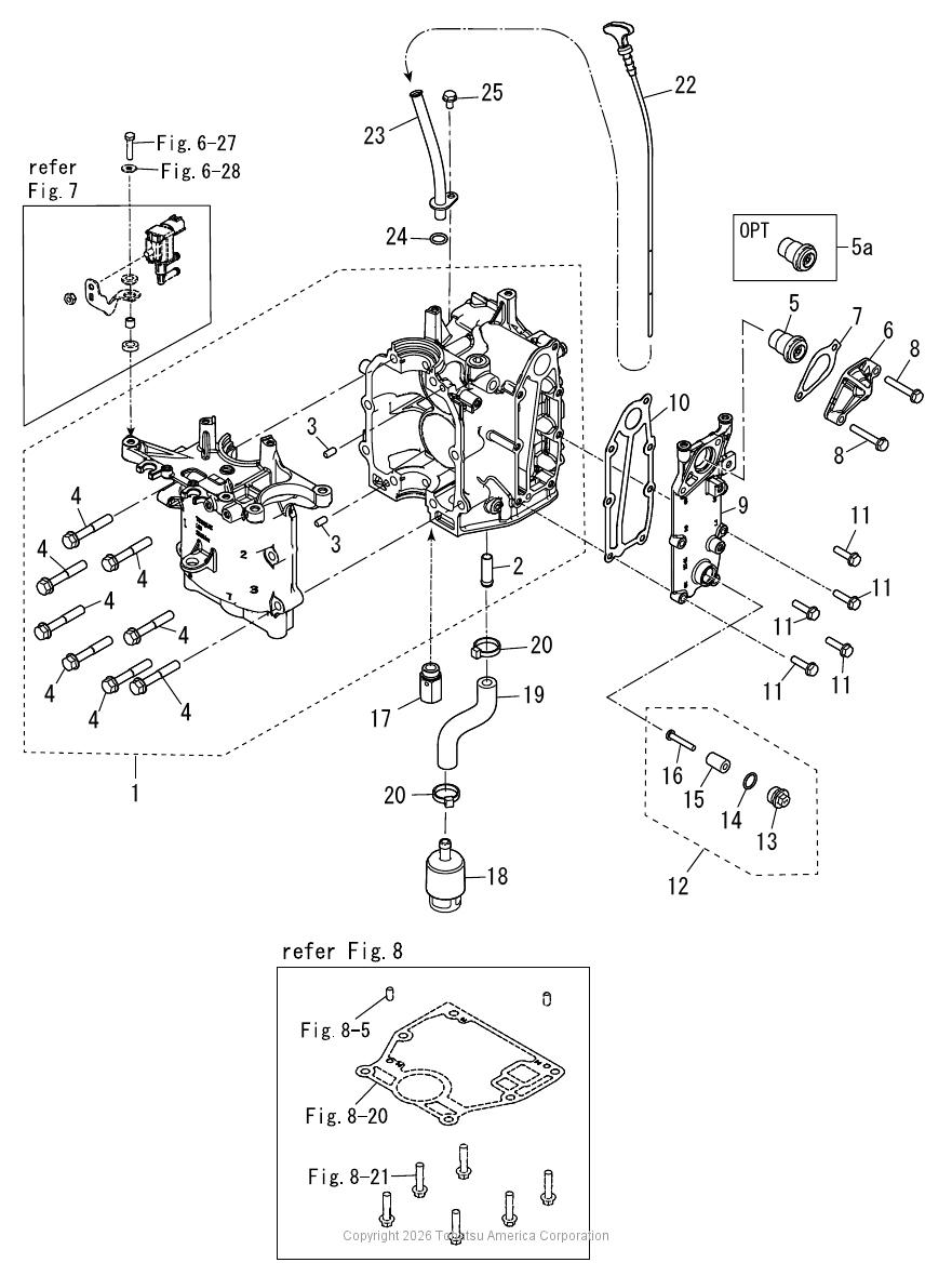 MFS8C CYLINDER & CRANK CASE