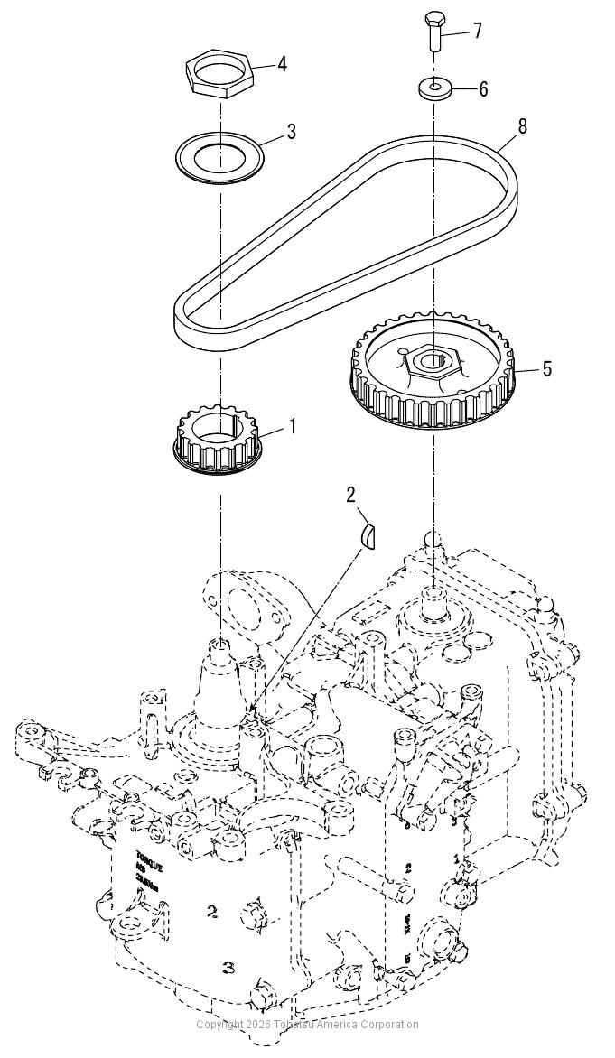 MFS8C PULLEY & TIMING BELT