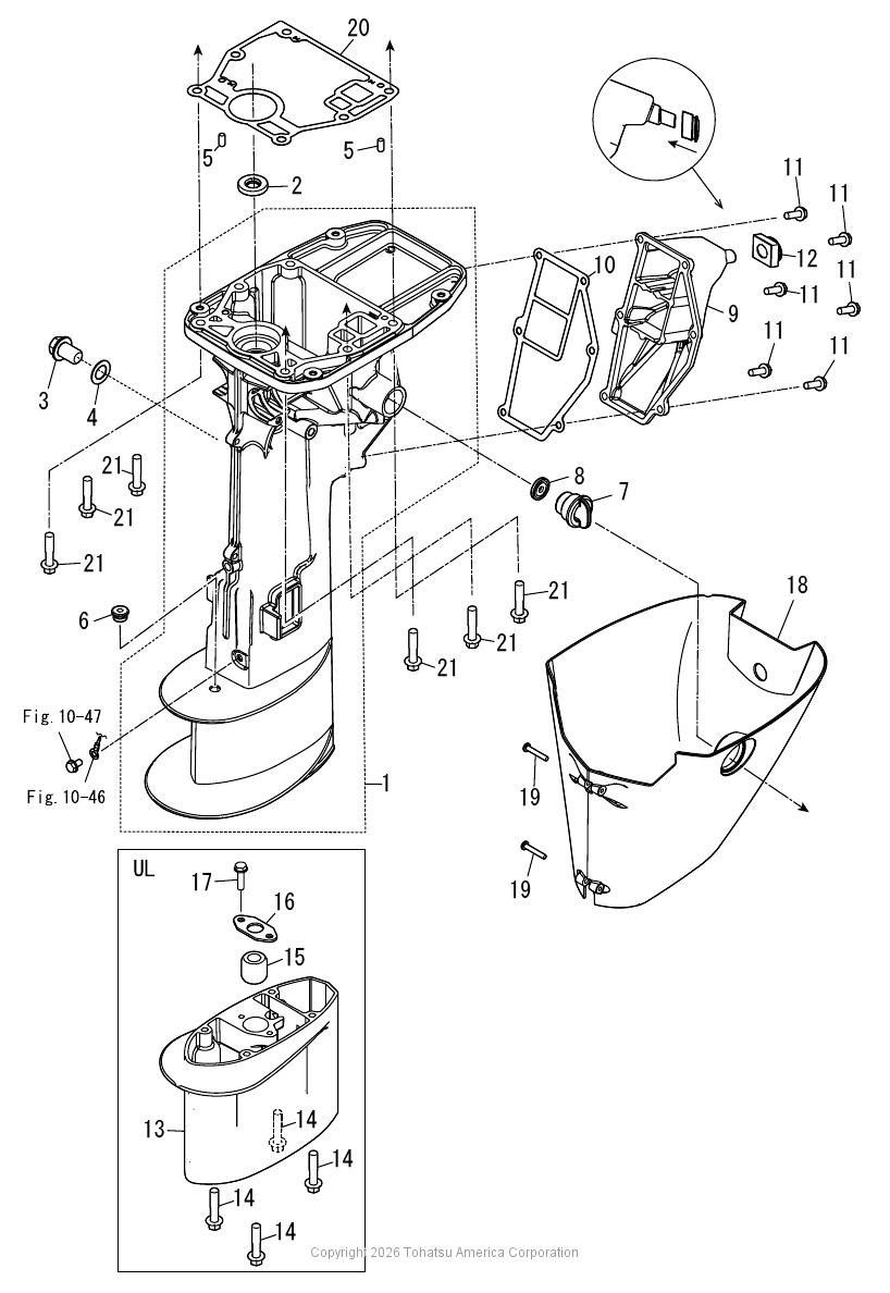 MFS8C DRIVE SHAFT HOUSING