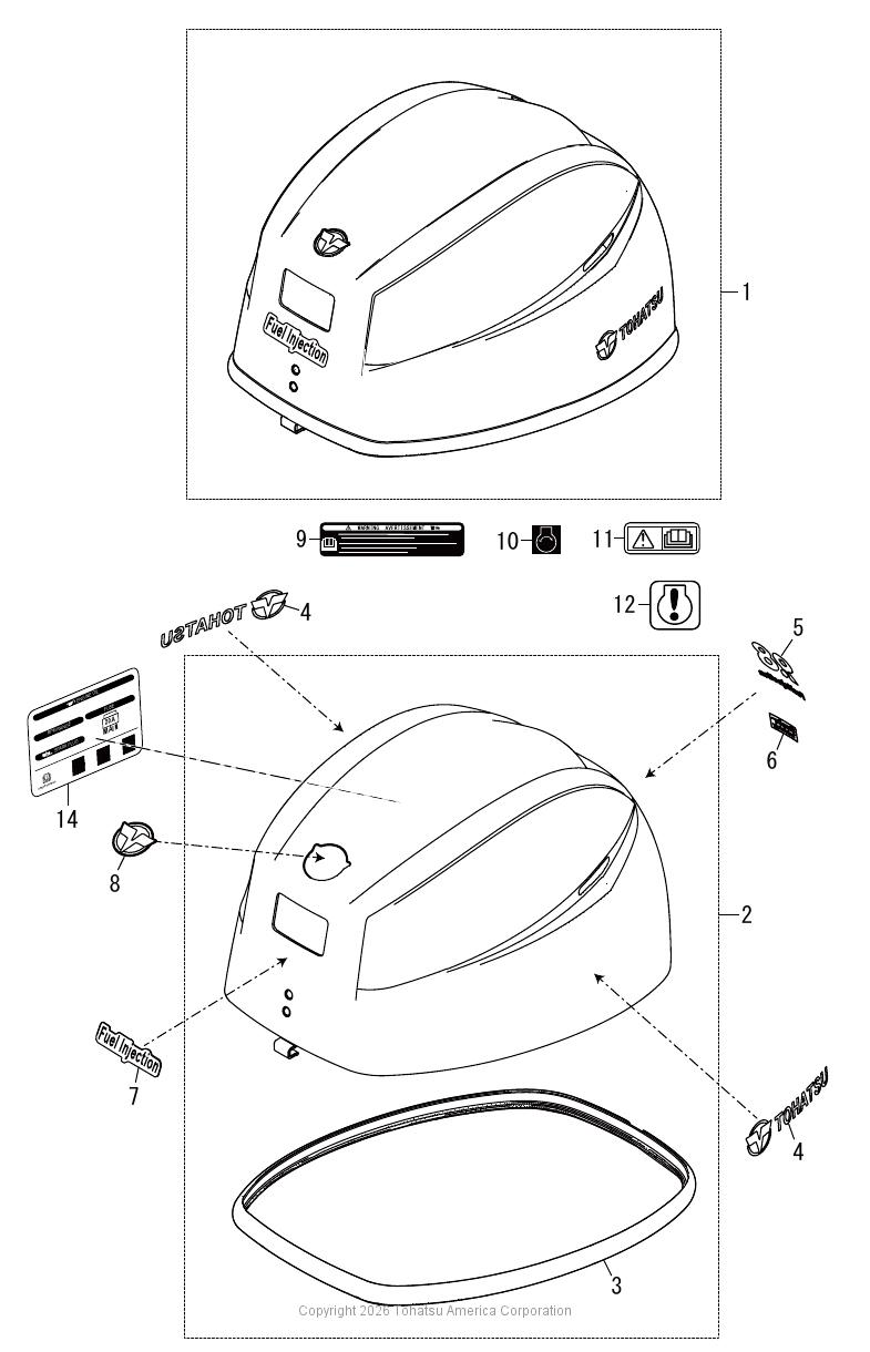 MFS8C TOP COWL