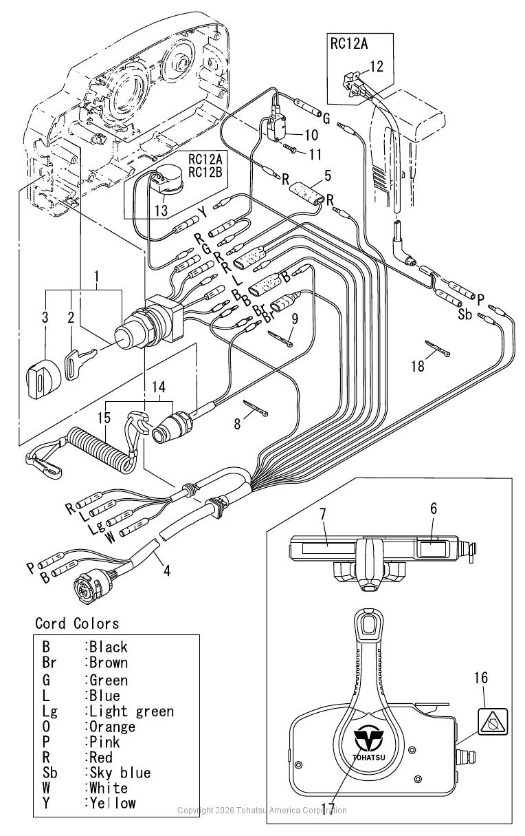 MFS8C COMPONENT PARTS OF REMOTE CONTROL (ELECTRIC PARTS)