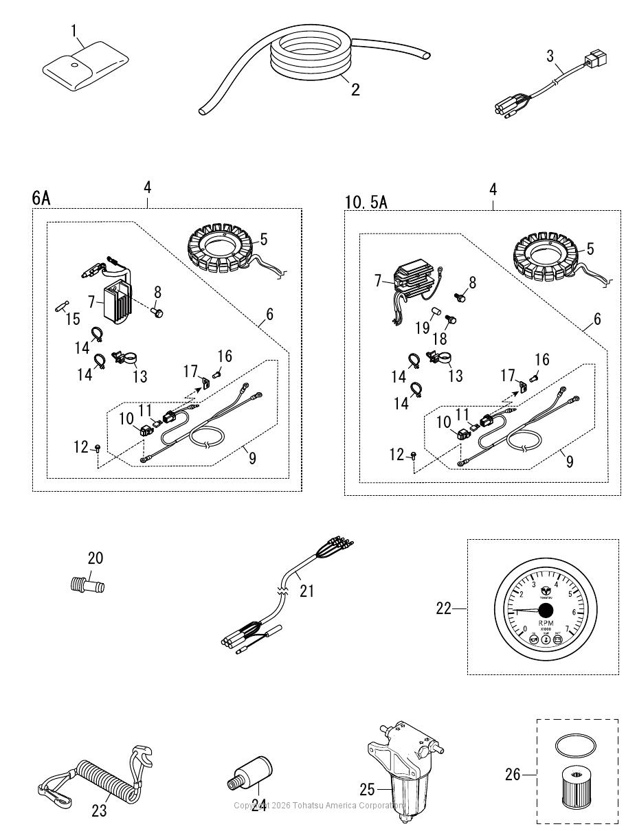 MFS8C OPTIONAL PARTS & ACCESSORIES