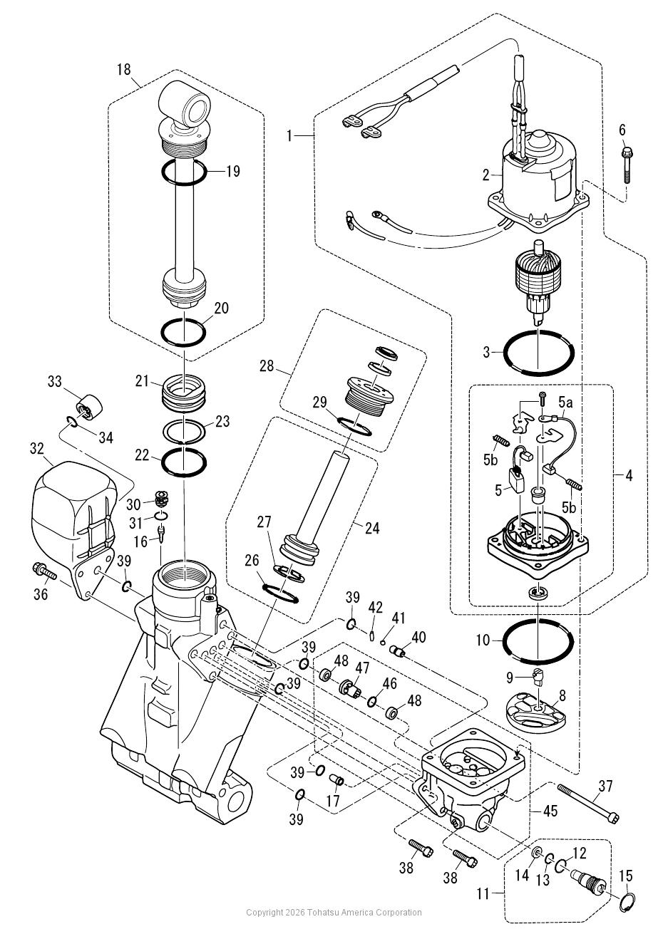 MFS150A POWER TRIM & TILT