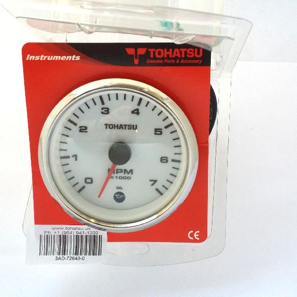 3AD726400M Tachometer - 2/4STR - White (FTC8137) 3AD726400M