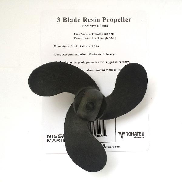 309641060M Prop 3 Blade Resin (7.4 Dia. X 5.7 Pitch)